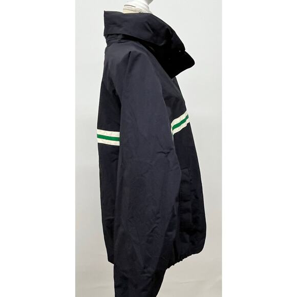 Vintage 90s Nautica Mens XXL Sailing Windbreaker Raincoat NS-83 Hooded Blue - Picture 4 of 16